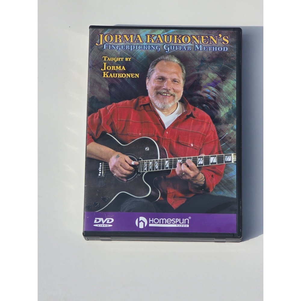 Jorma Kaukonen Fingerpicking Guitar Method DVD Instructional Homespun HL00641615